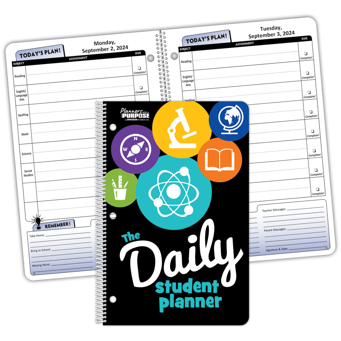 5020D The Daily Student Planner (DATED) 20242025