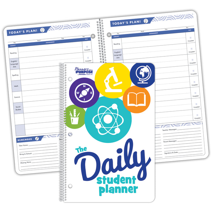 5020: The Daily Student Planner (Undated) New Design