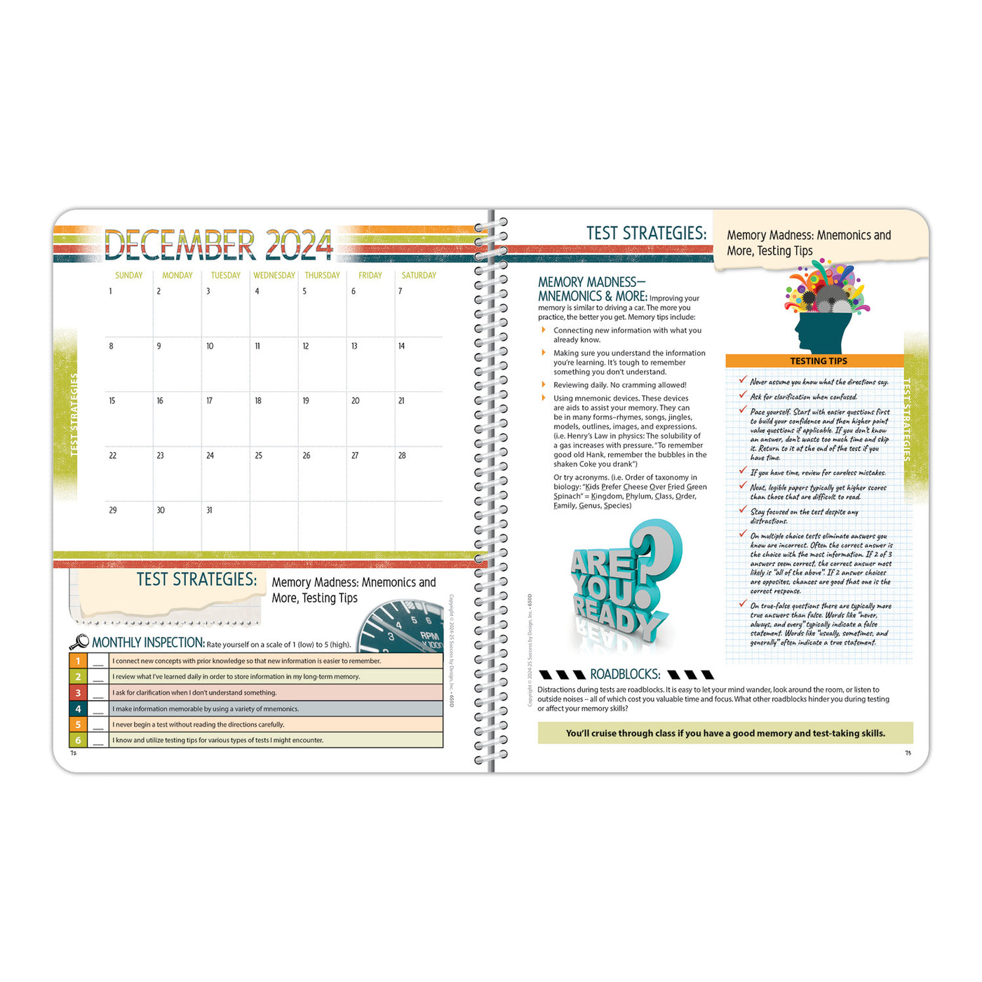 Planner 2024 custom 2024 2025 7x9 12 month planner student planner