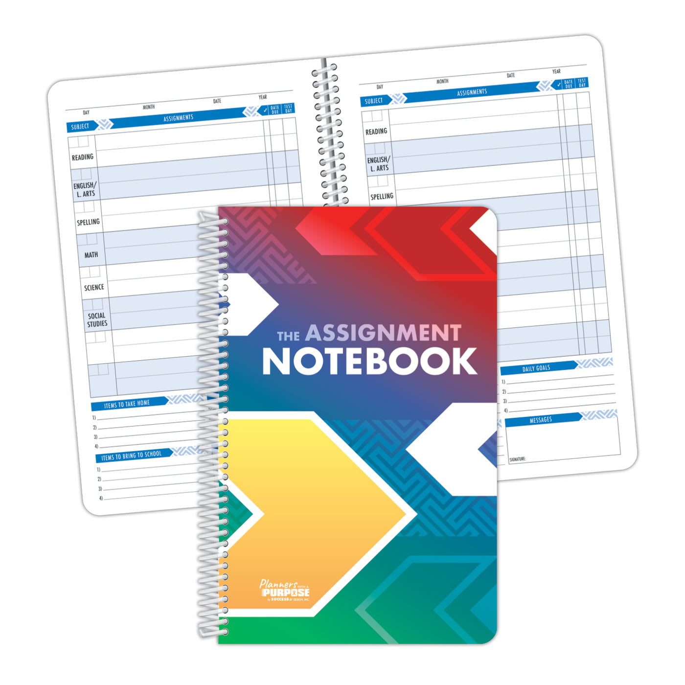 Year-Long Assignment Notebook for Students