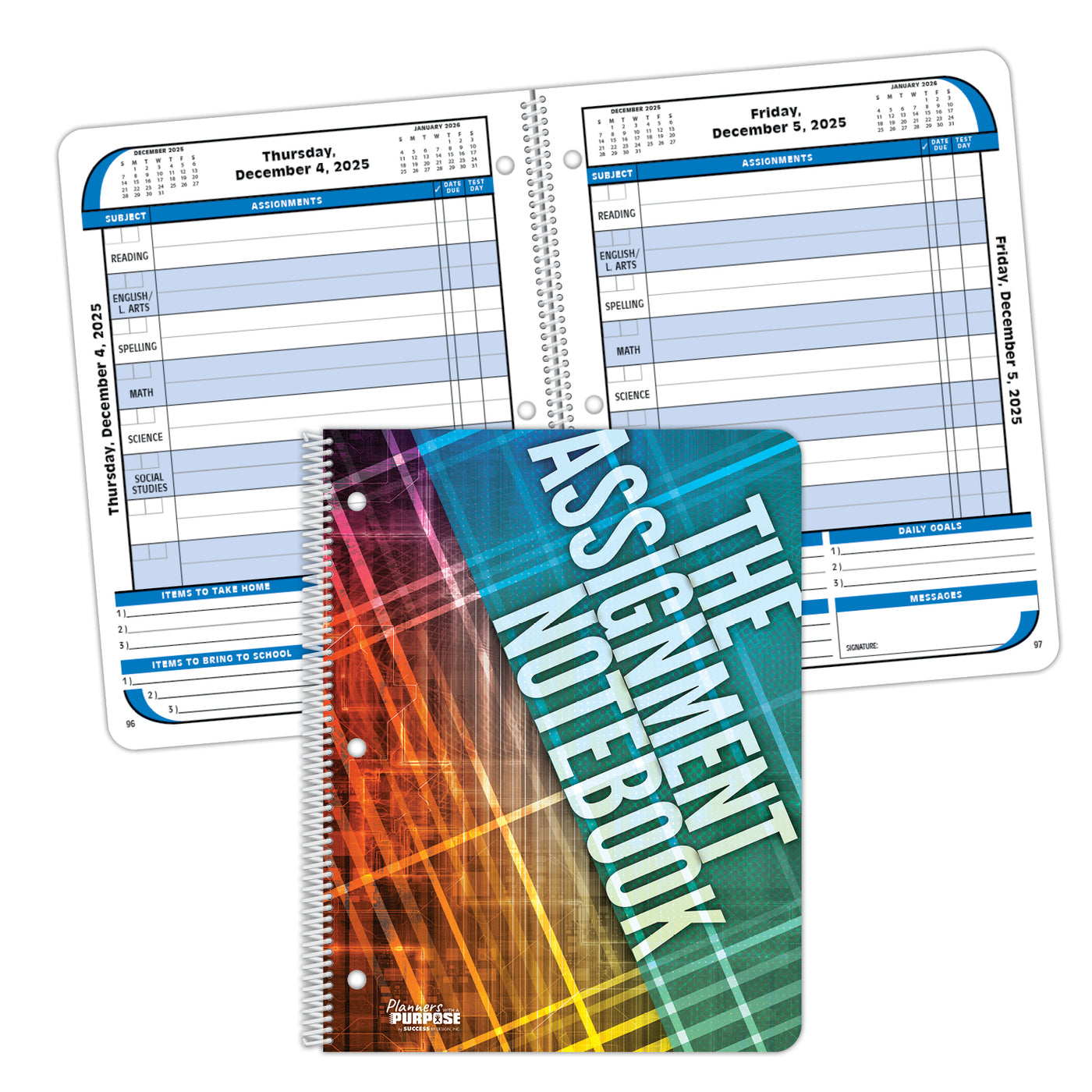 ANSD: The Assignment Notebook (Dated) - 2025-2026 - SALE