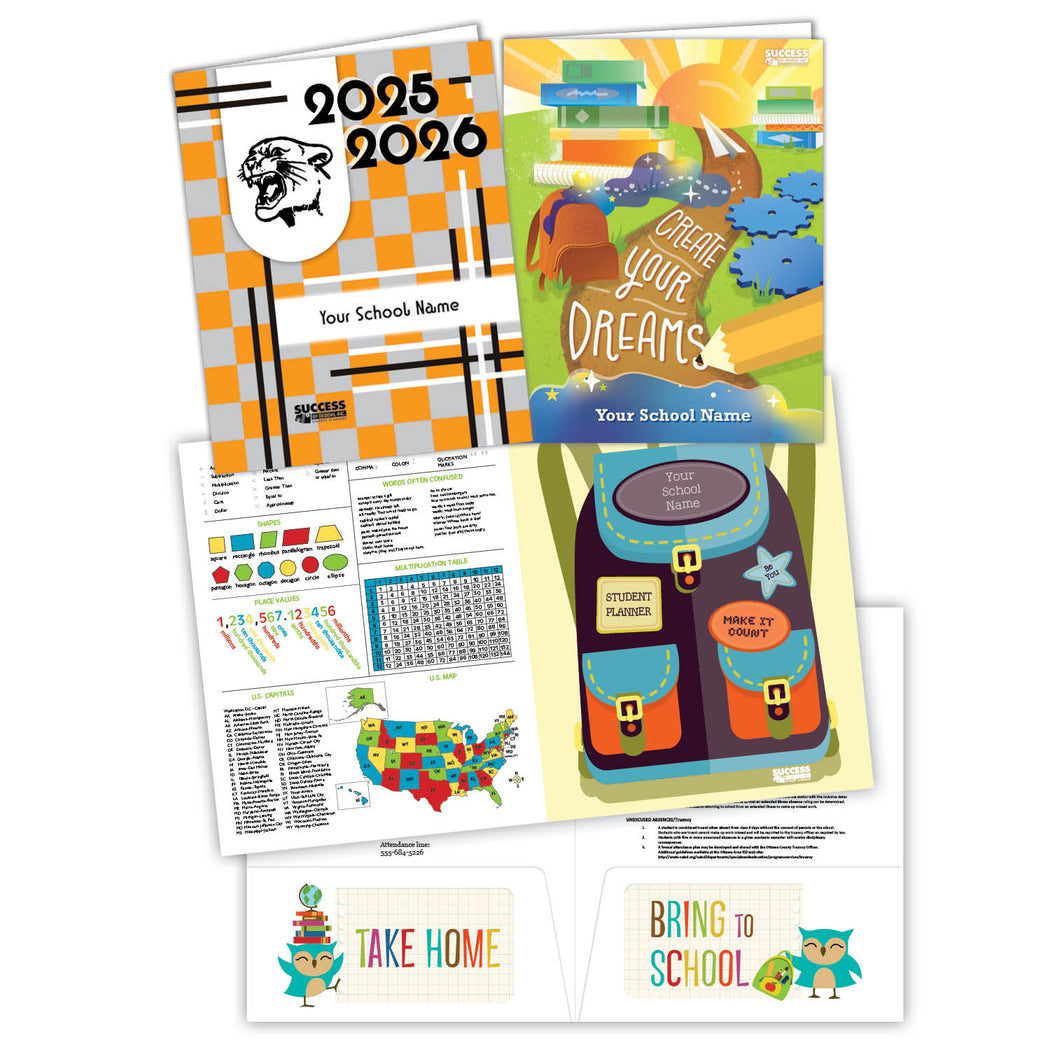 Student Folders for Schools | Success by Design, Inc.