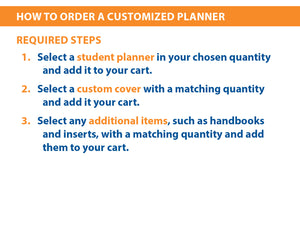 5020D: The Daily Student Planner (DATED) - Clearance