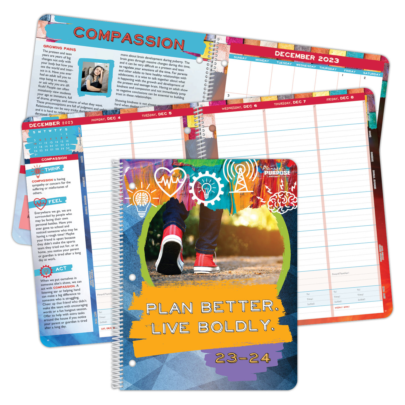 2045D: Plan Better. Live Boldly. Student Planner - CLEARANCE