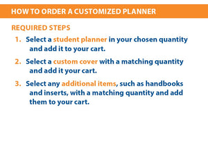 2025D: Prepare. Excel. Succeed. Student Planner - Clearance